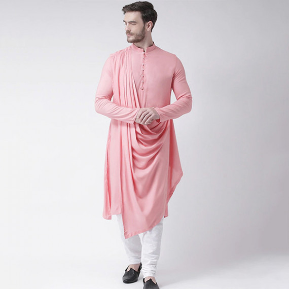 http://13.232.74.28/vi/products/men-pink-solid-straight-kurta-with-attached-drape