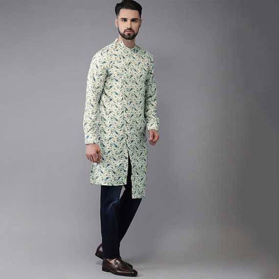 https://bloomwow.in/products/men-sea-green-blue-printed-fusion-straight-kurta