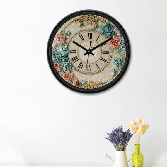 https://bloomwow.in/vi/products/multicoloured-round-textured-30-cm-analogue-wall-clock