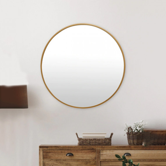 http://13.232.74.28/products/brown-solid-gold-toned-frame-round-wall-mirror