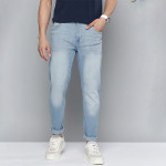 Men Blue Slim Tapered Fit Light Fade Stretchable Jeans