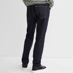 Men Navy Blue Solid Regular Jeans