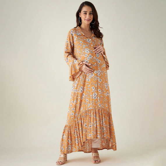 https://bloomwow.in/vi/products/floral-maternity-shirt-maxi-dress