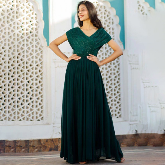 https://bloomwow.in/products/green-embellished-maxi-dress